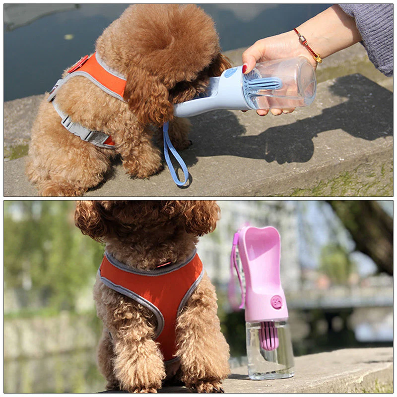 Pet Dog Cat Water Bottle Portable Feeder - Image 7