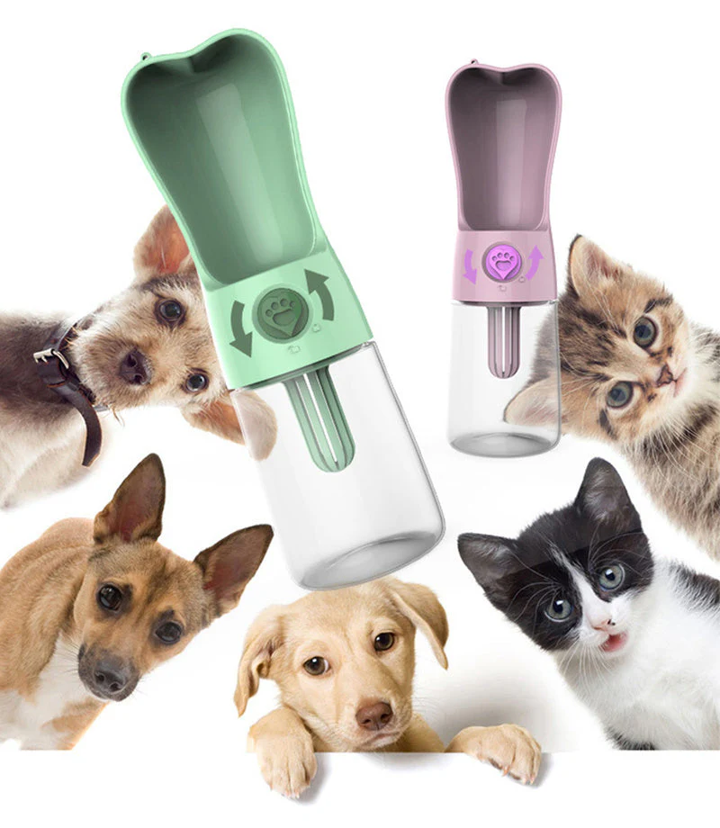Pet Dog Cat Water Bottle Portable Feeder - Image 6