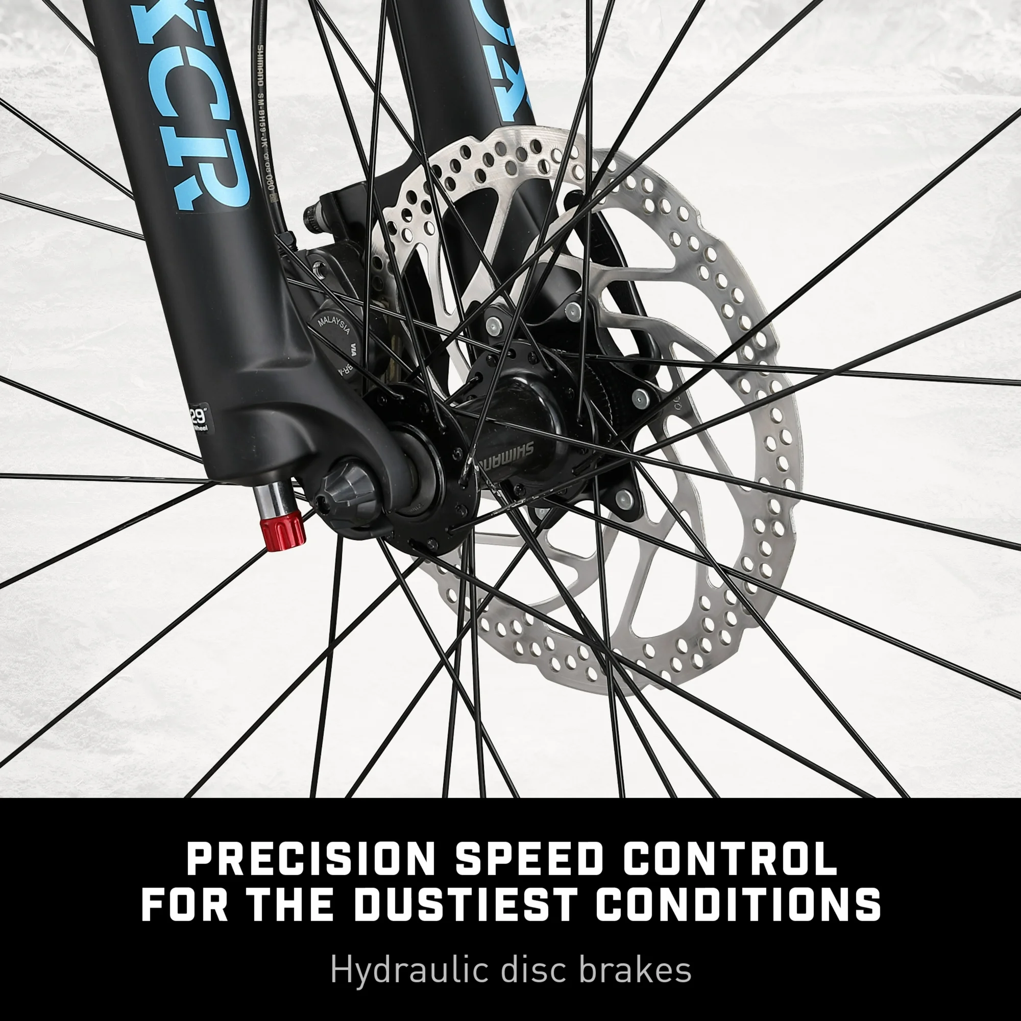 Mongoose Tyax 29 Small Expert Adult Unisex 29-in. Mountain Bike, Black - Image 2