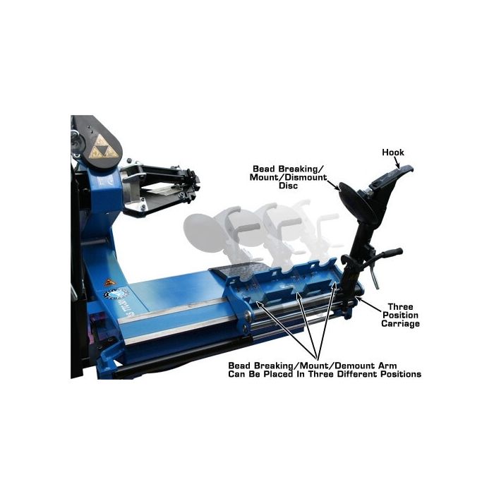 Atlas TTC301 Heavy-Duty Truck Tire Changer - Image 3