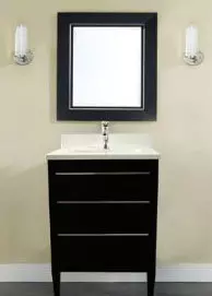 Empire Industries Central Park Collection 24 Inch Contemporary Vanity with 3 Soft Close Cabinet Drawers - Image 3
