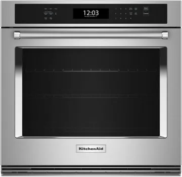 KitchenAid 30 Inch Single Electric Wall Oven with 5 Cu. Ft. Capacity